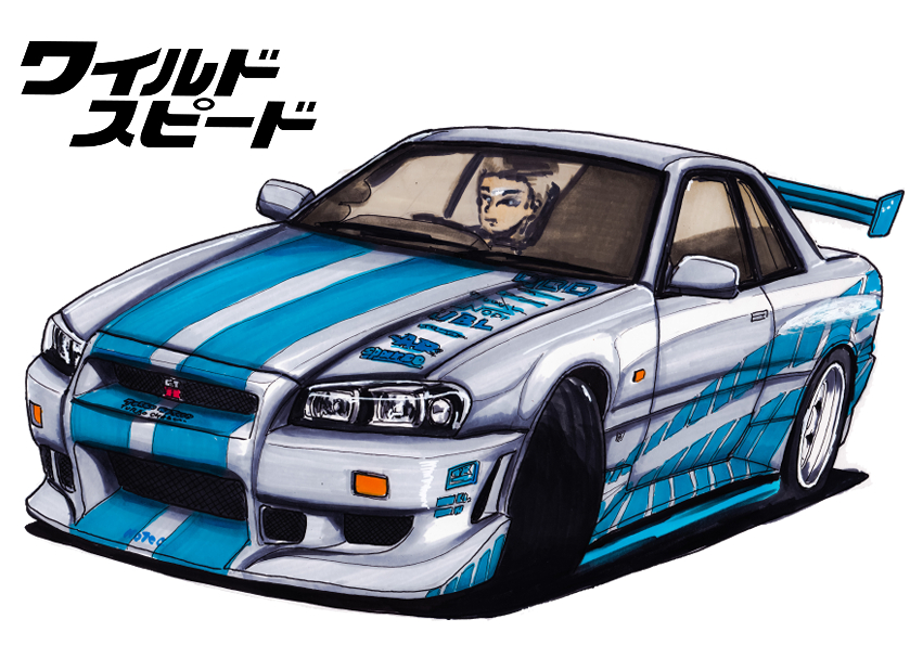 brian o'conner (fast & furious and 1 more) drawn by takashi_mamiya