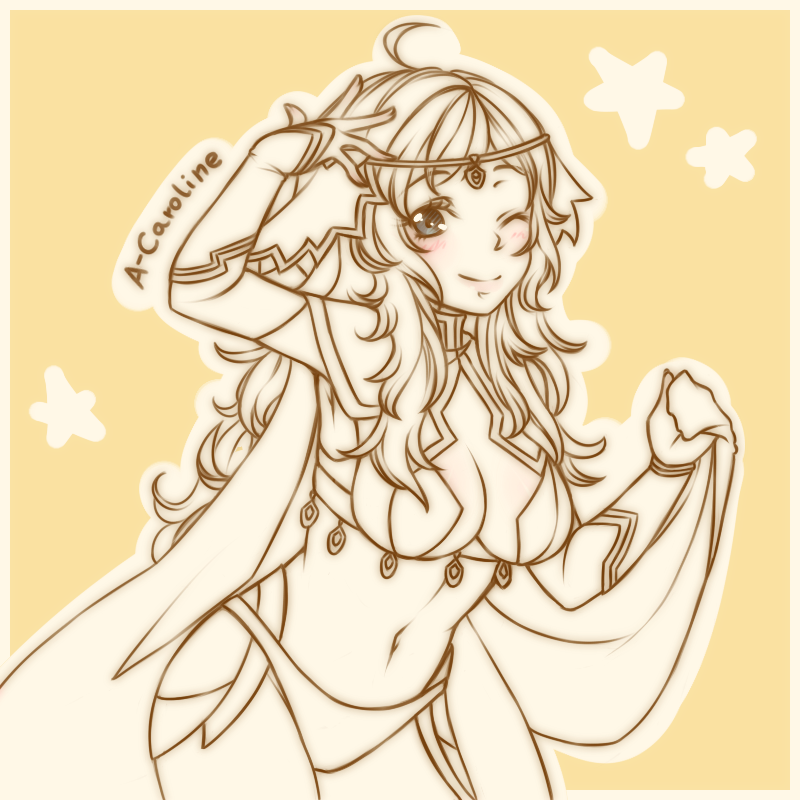 ophelia (fire emblem and 1 more) drawn by leitz_acaroline
