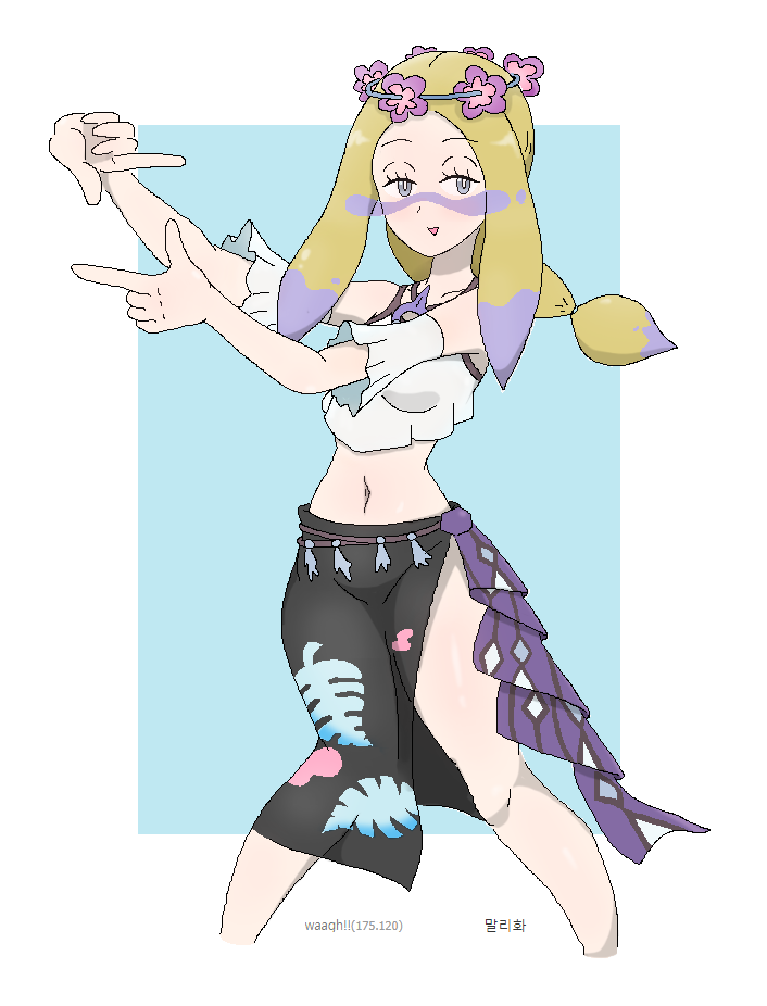 mina (pokemon and 1 more) drawn by waagh52
