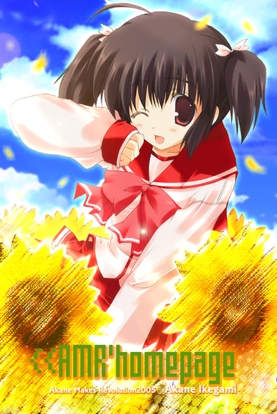 yuzuhara konomi (to heart and 1 more) drawn by ikegami_akane