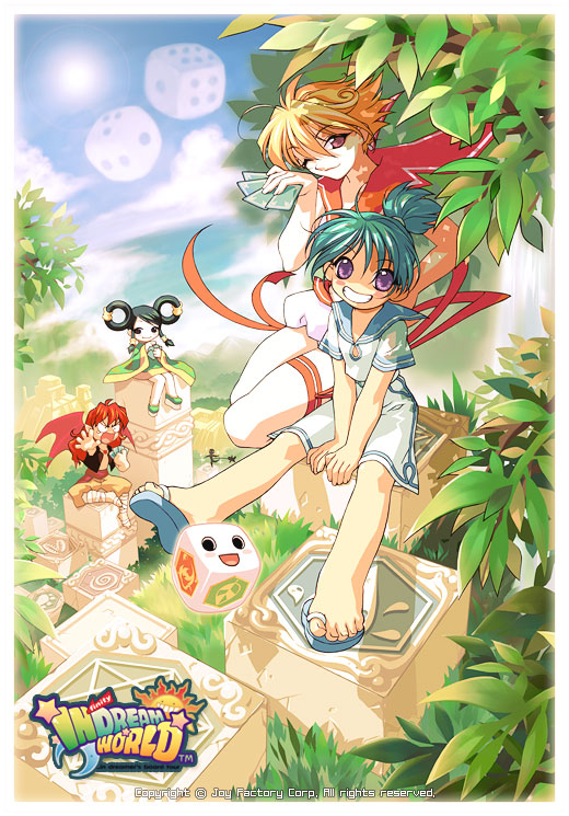 chin-mei and hanie (in dream world) drawn by popcorn_kang