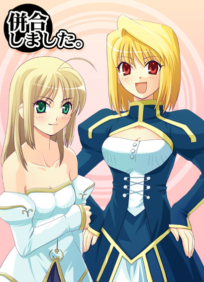 artoria pendragon, saber, arcueid brunestud, and archetype earth (fate and 3 more)