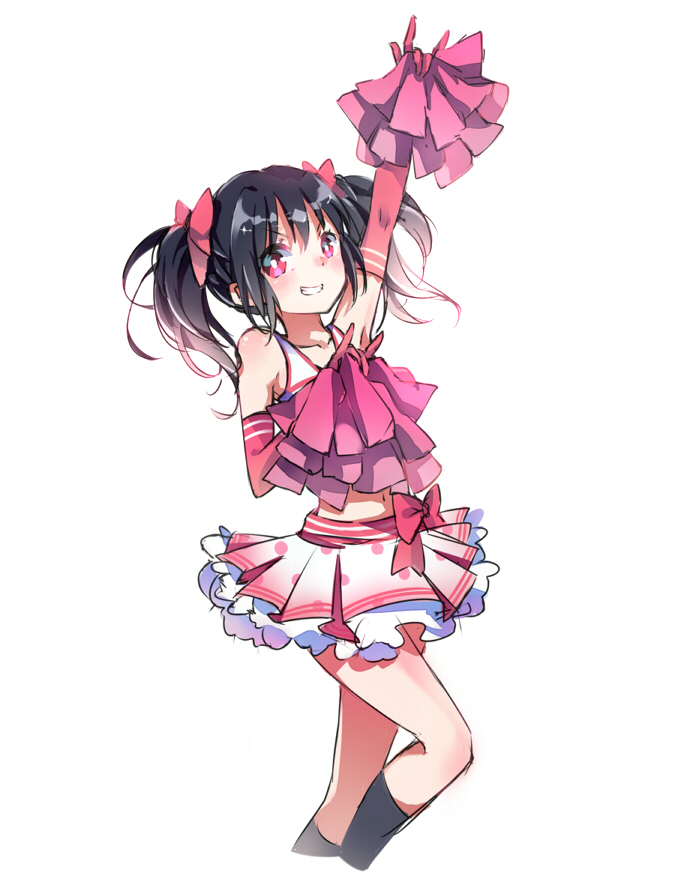 yazawa nico (love live! and 2 more) drawn by captain_yue