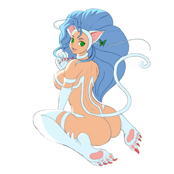 felicia (darkstalkers) drawn by ark_(morita_hitomi) and gigazemus