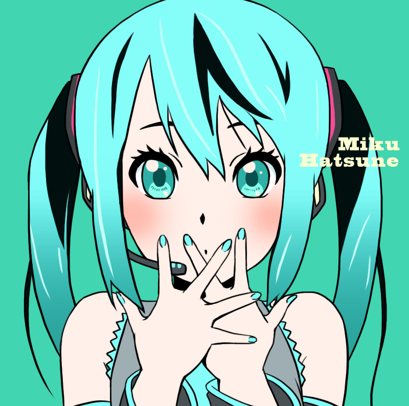 hatsune miku (vocaloid and 1 more) drawn by showko