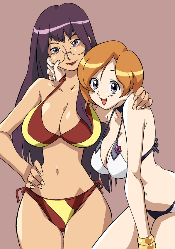 seki-sensei and yuki-sensei (ojamajo doremi) drawn by cirima