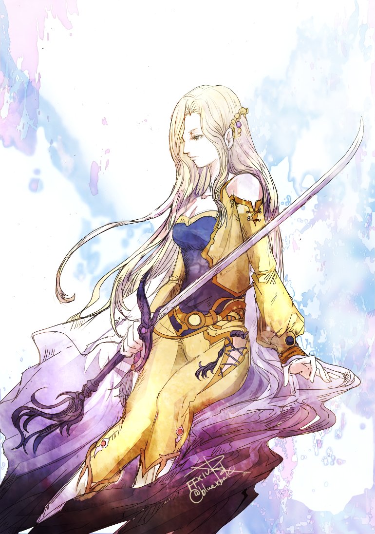 celes chere (final fantasy and 1 more) drawn by ruka_(blueplus84)