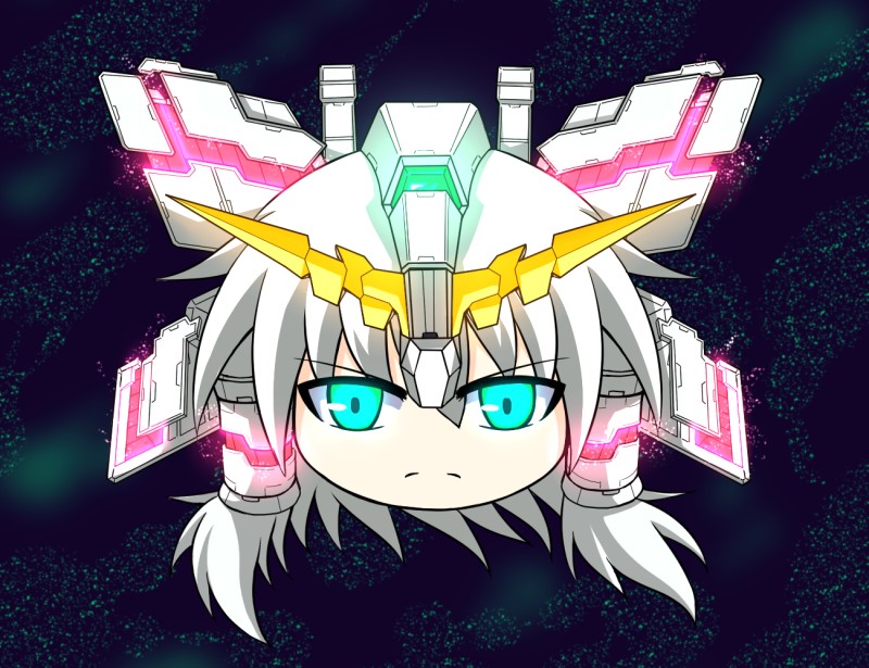 hakurei reimu and unicorn gundam (touhou and 2 more) drawn by mochizuki_ado