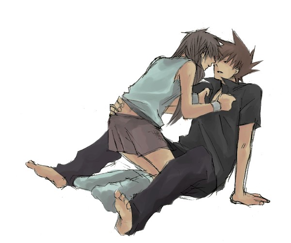 blue oak and green (pokemon and 2 more) drawn by taoru_(t_kiji)