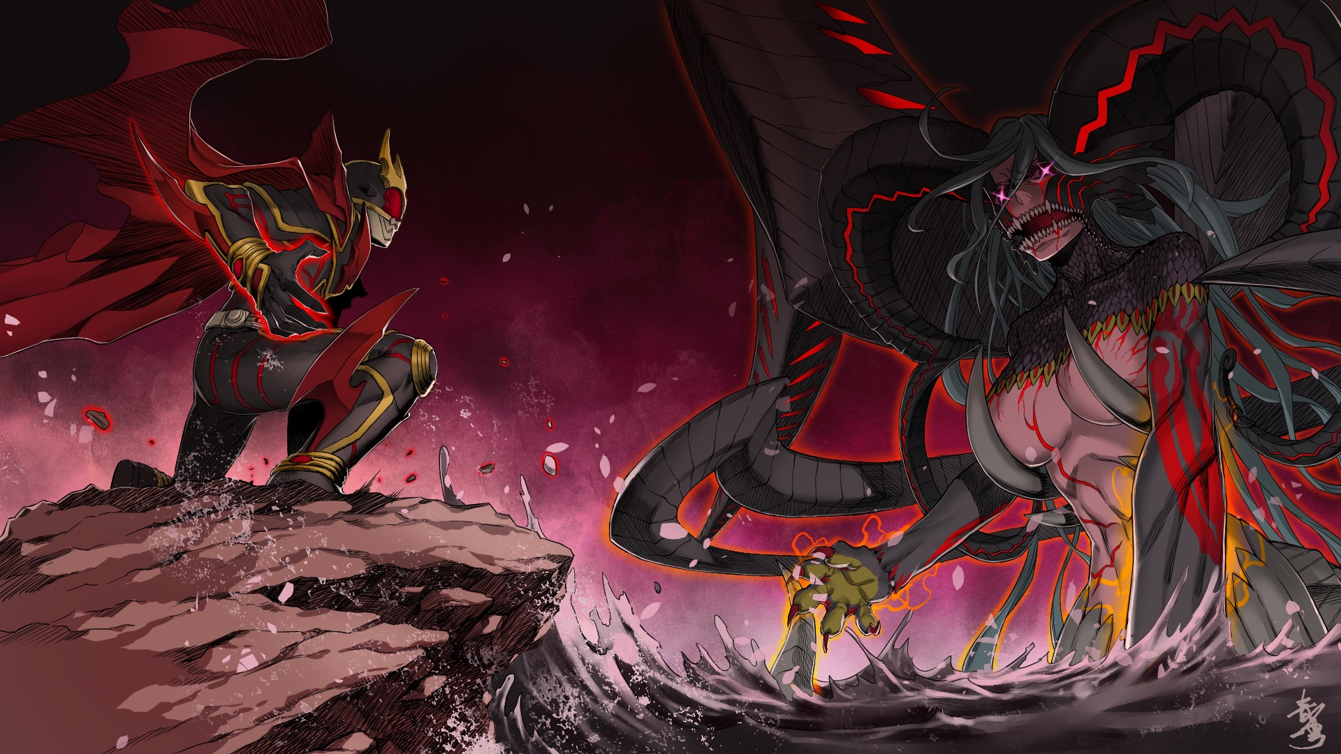Tiamat And Kamen Rider Kuuga Fate And 3 More Drawn By Danbooru