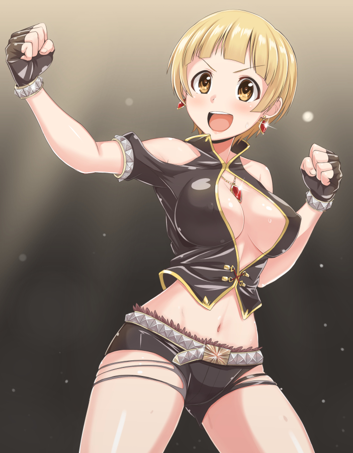 fukuda noriko (idolmaster and 1 more) drawn by dan_(orange_train)