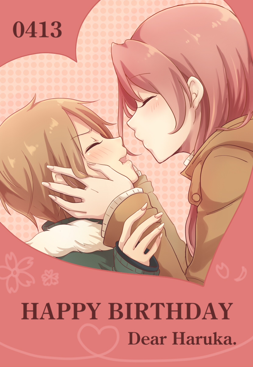 sakurai haruka and kida tsubaki (original) drawn by jackie012