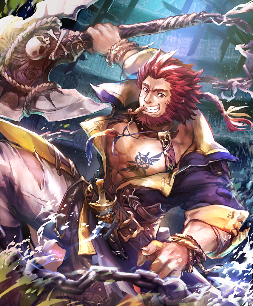 storm-wracked first mate (shadowverse) drawn by sudaka_ao