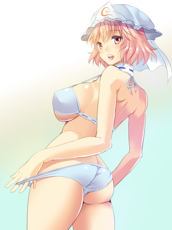 saigyouji yuyuko (touhou) drawn by maki_(seventh_heaven_maxion)