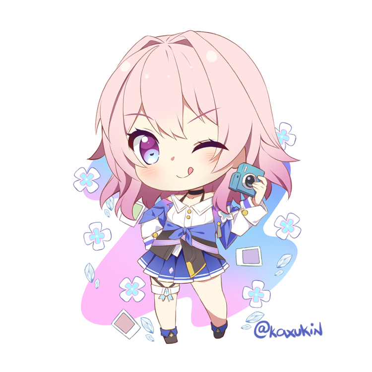 march 7th (honkai and 1 more) drawn by kaxukin