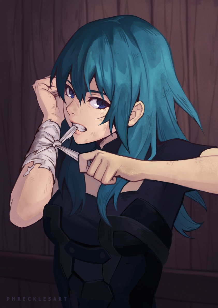 female byleth (fire emblem and 1 more) drawn by phrecklesart