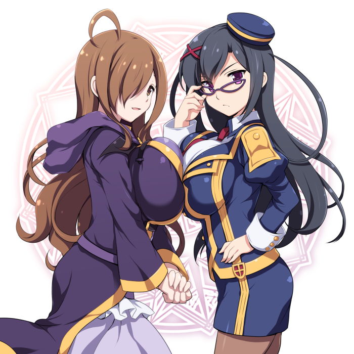 wiz and sena (kono subarashii sekai ni shukufuku wo!) drawn by odawara_hakone