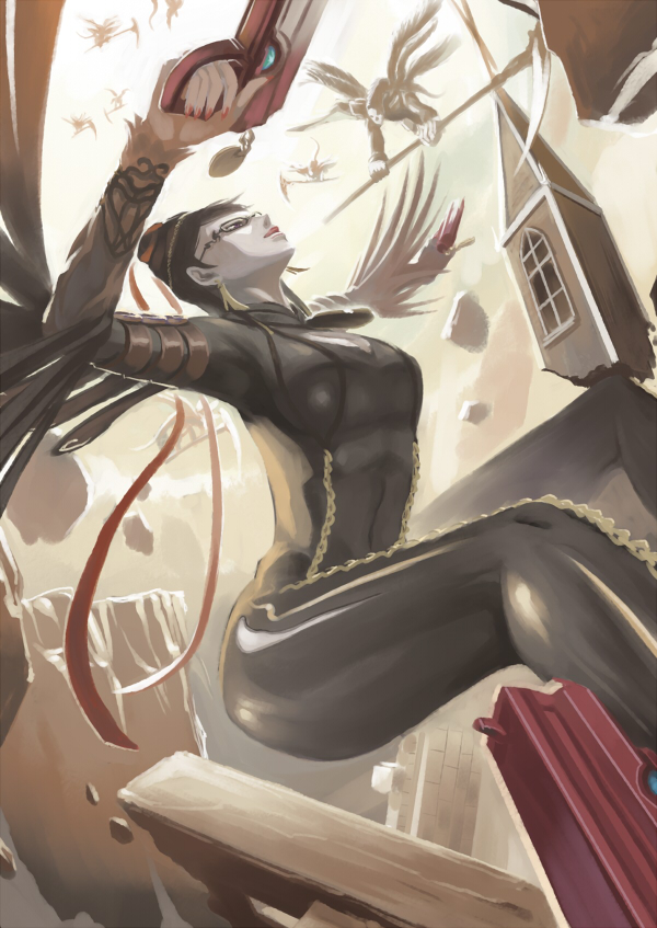 bayonetta (bayonetta and 1 more) drawn by inu_(aerodog)