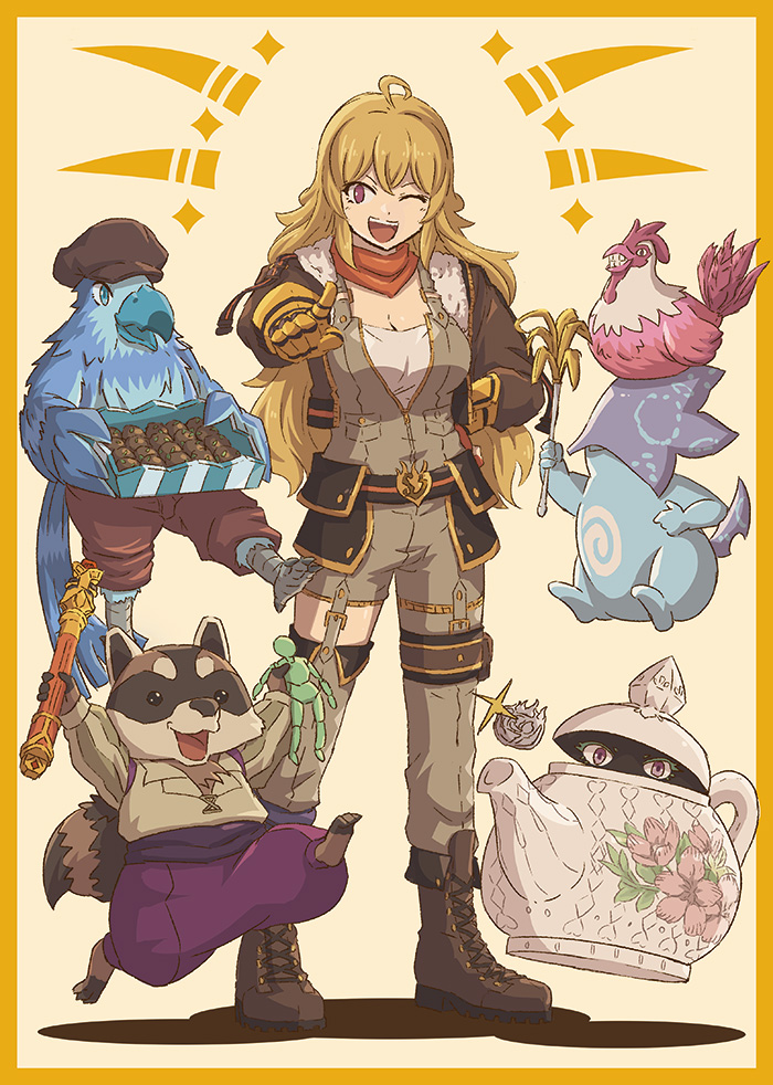 yang xiao long (rwby) drawn by moai_(moai_world)