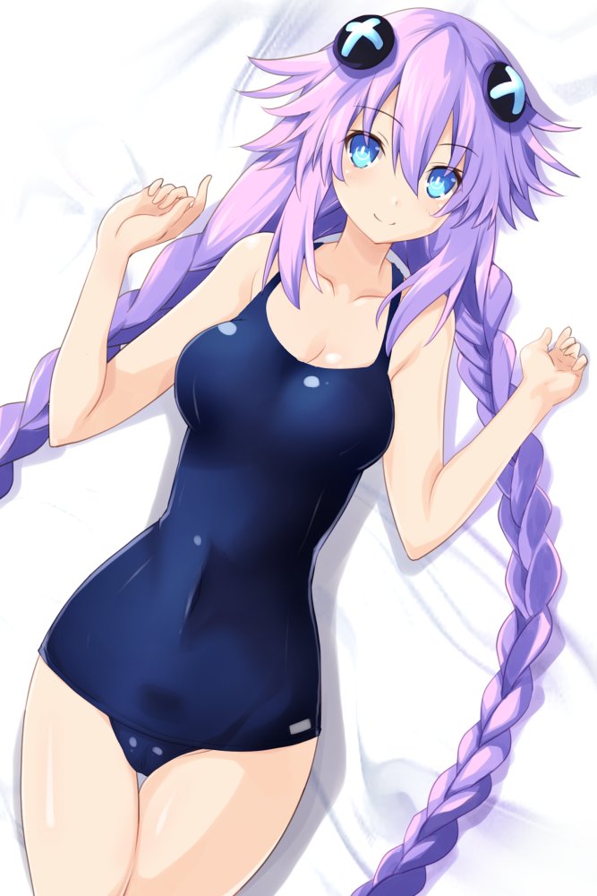 purple heart (neptune) drawn by iwashi_dorobou_-r-