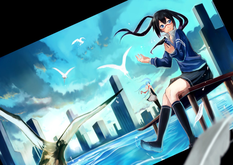 hatsune miku (vocaloid and 1 more) drawn by ichiko_oharu
