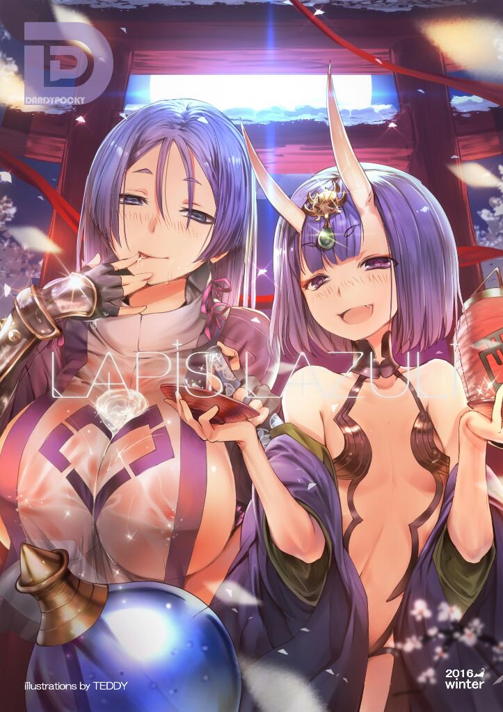 shuten douji and minamoto no raikou (fate and 1 more) drawn by teddypocky