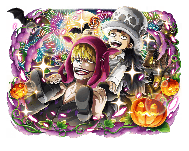trafalgar law and donquixote rocinante (one piece and 1 more)