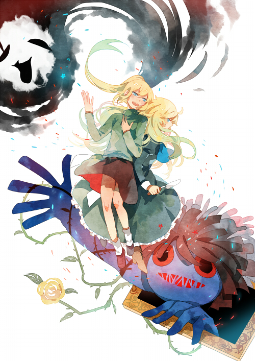 mary, poniko, and uboa (yume nikki and 1 more) drawn by getiao