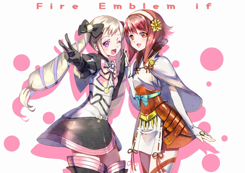 elise and sakura (fire emblem and 1 more) drawn by maruo_(mokurentenpu)