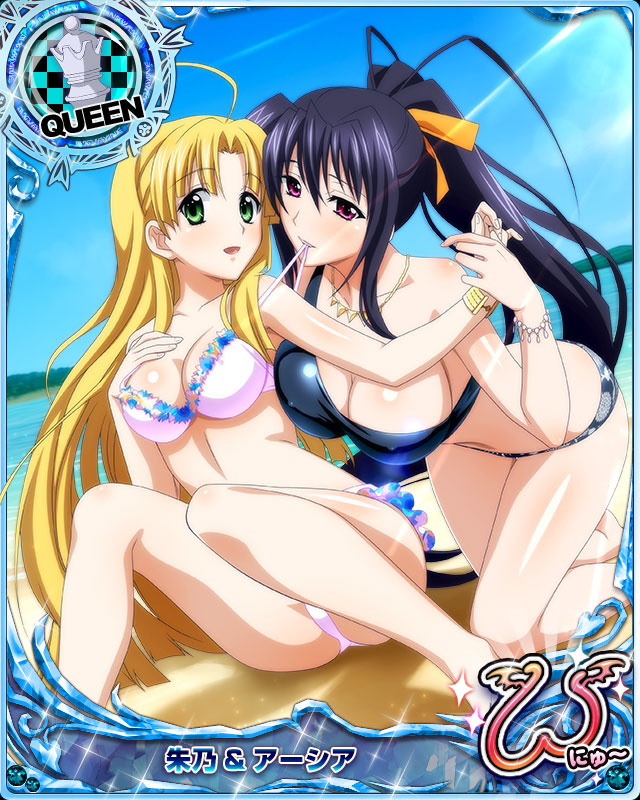 himejima akeno and asia argento (high school dxd and 1 more)