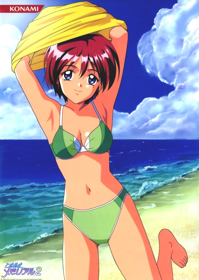 hinomoto hikari (tokimeki memorial and 1 more) drawn by kokura_masashi