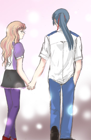 sheryl nome and saotome alto (macross and 1 more)