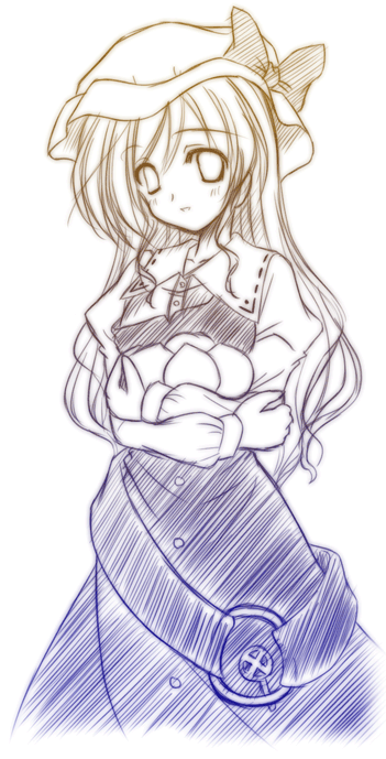 watatsuki no toyohime (touhou) drawn by yamu_(reverse_noise)