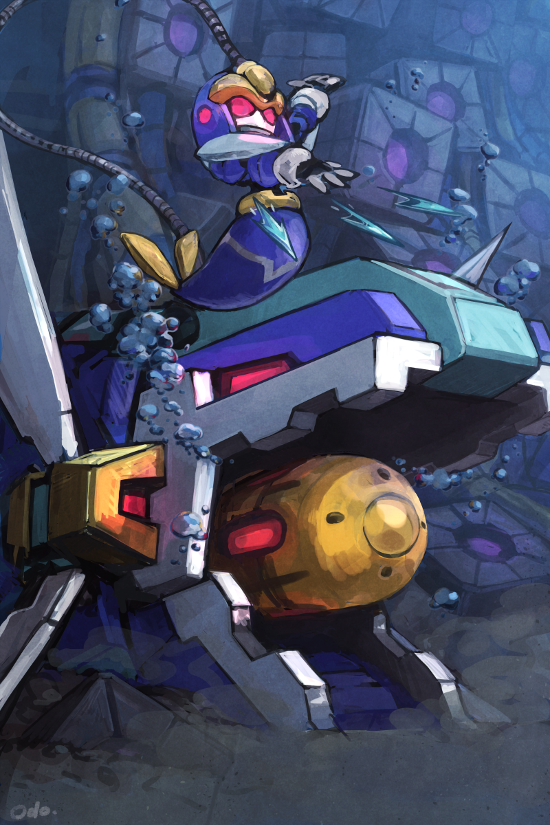 lurerre the abysroid (mega man and 1 more) drawn by odo_7ta