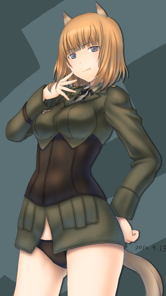 gundula rall (world witches series and 1 more) drawn by sabamu