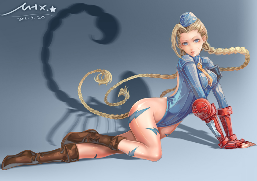cammy white (street fighter and 1 more) drawn by shoumura_(mix)