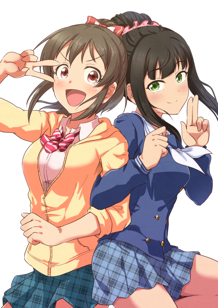 hori yuko and hamaguchi ayame (idolmaster and 1 more) drawn by susutaketakumi