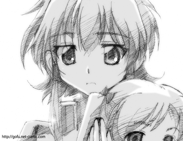sara werec and emily (soukou no strain) drawn by gofu