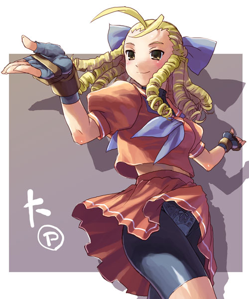 kanzuki karin (street fighter and 1 more) drawn by katahira_masashi