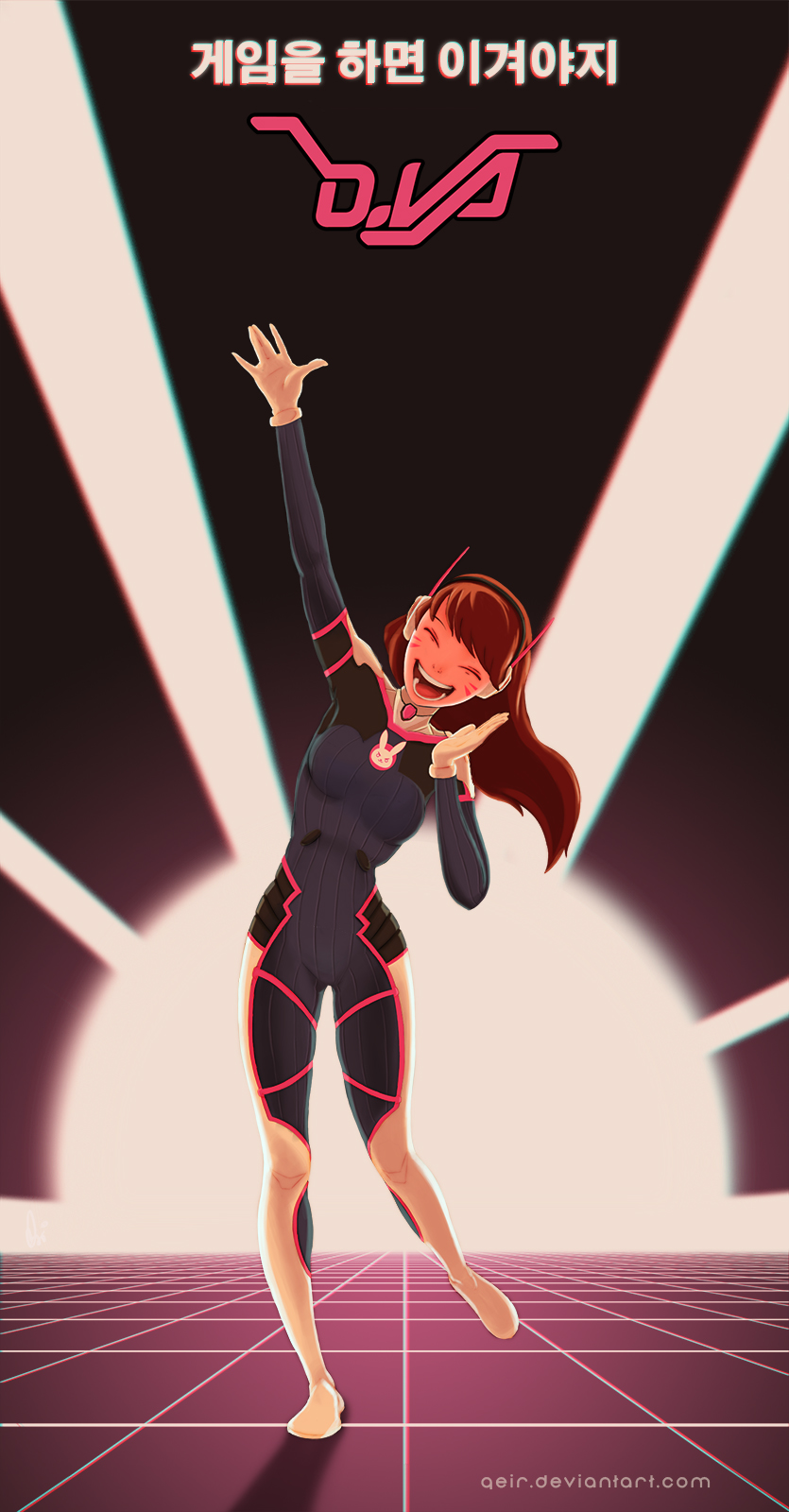 d.va (overwatch and 1 more) drawn by carlos_rodriguez_sanabria