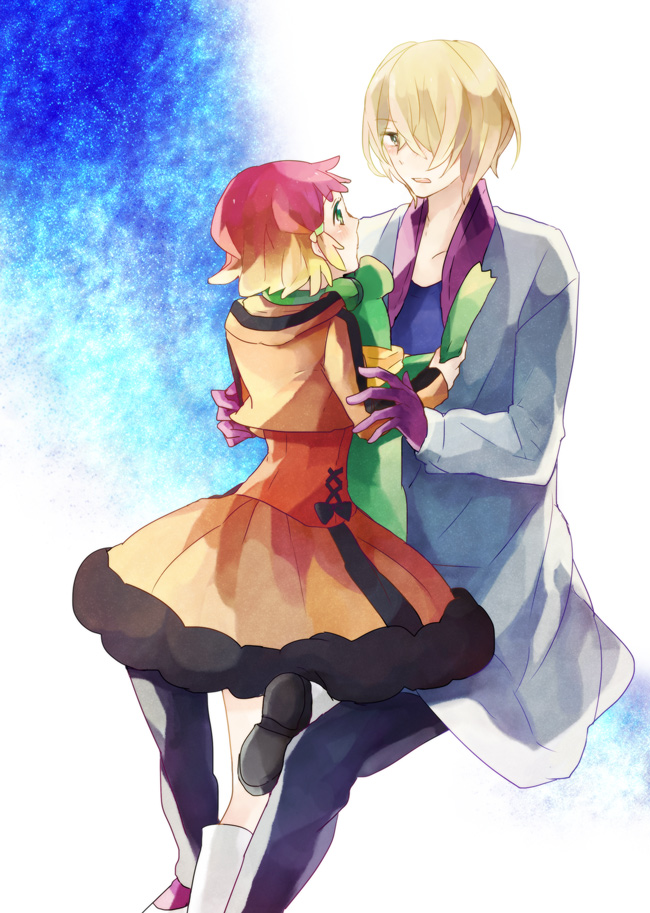 yunoha thrul, jin musou, and tama (aquarion and 1 more) drawn by mui