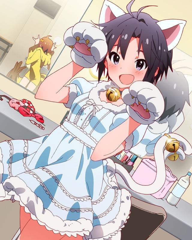 kikuchi makoto and yabuki kana (idolmaster and 1 more)