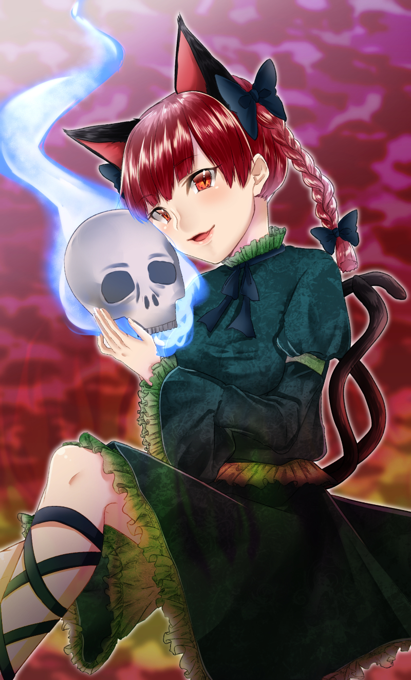 kaenbyou rin (touhou) drawn by sakurai_toki