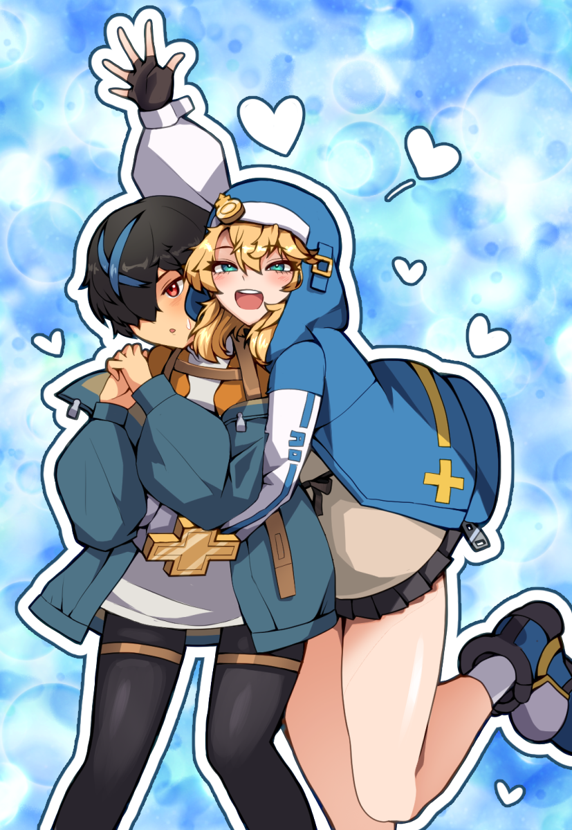 bridget and unika (guilty gear and 2 more) drawn by n0_image