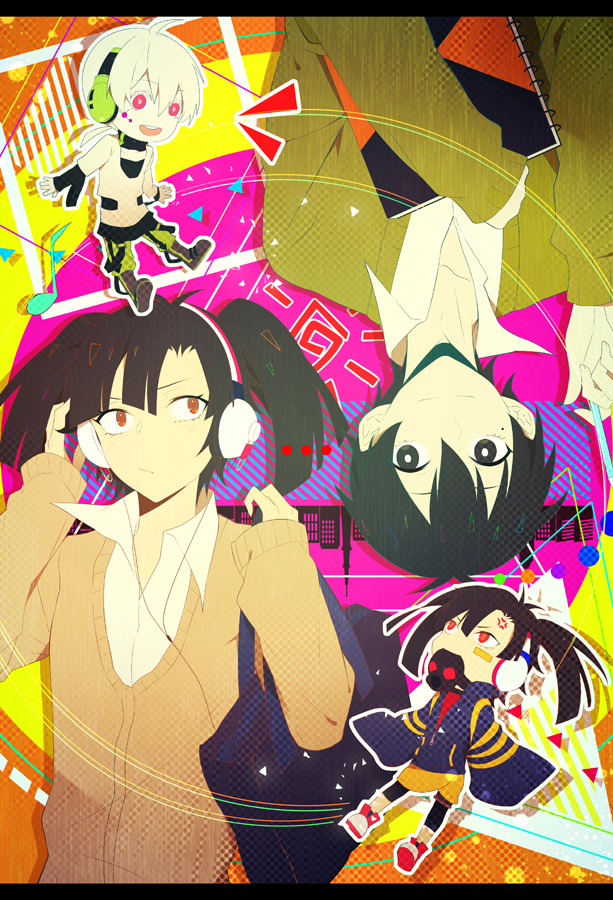 konoha, enomoto takane, and kokonose haruka (kagerou project and 1 more) drawn by zxs1103