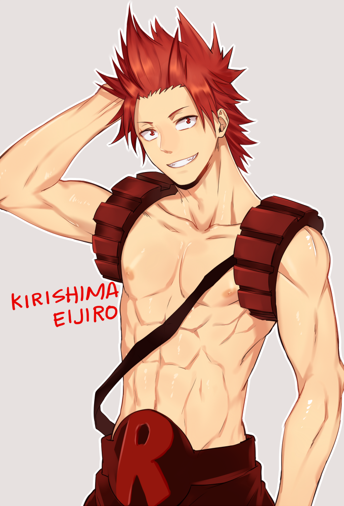 kirishima eijiro (boku no hero academia) drawn by zhineart