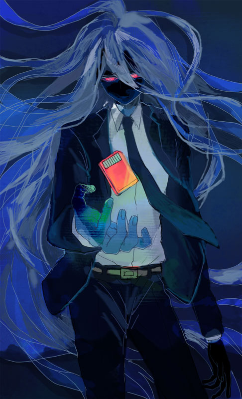 kamukura izuru (danganronpa and 1 more) drawn by chara_rira