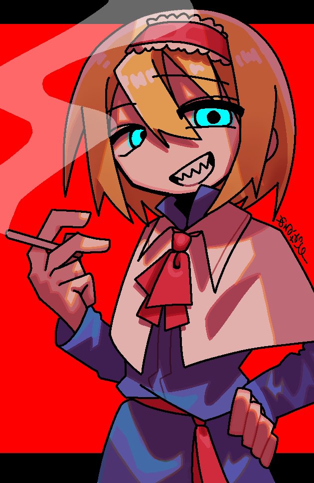 alice margatroid and taisa (touhou and 1 more) drawn by qrteg87yhl16571