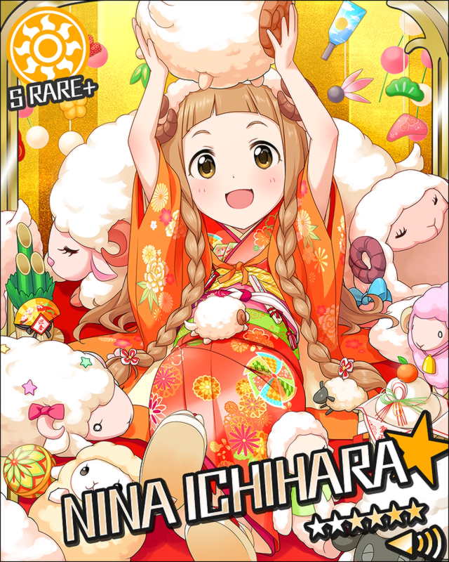 ichihara nina (idolmaster and 1 more) drawn by annindoufu_(oicon)