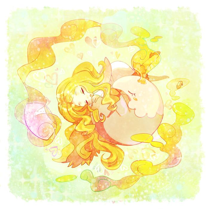 caitlin and musharna (pokemon and 1 more) drawn by noritamako